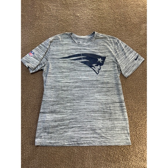 Nike Other - Nike New England Patriots NFL Dri-Fit Shirt Mens Large Grey Space Dye Training